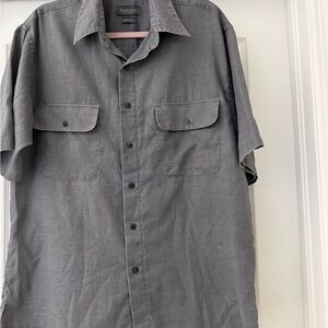 Van Heusen Charcoal Button Down Shirt